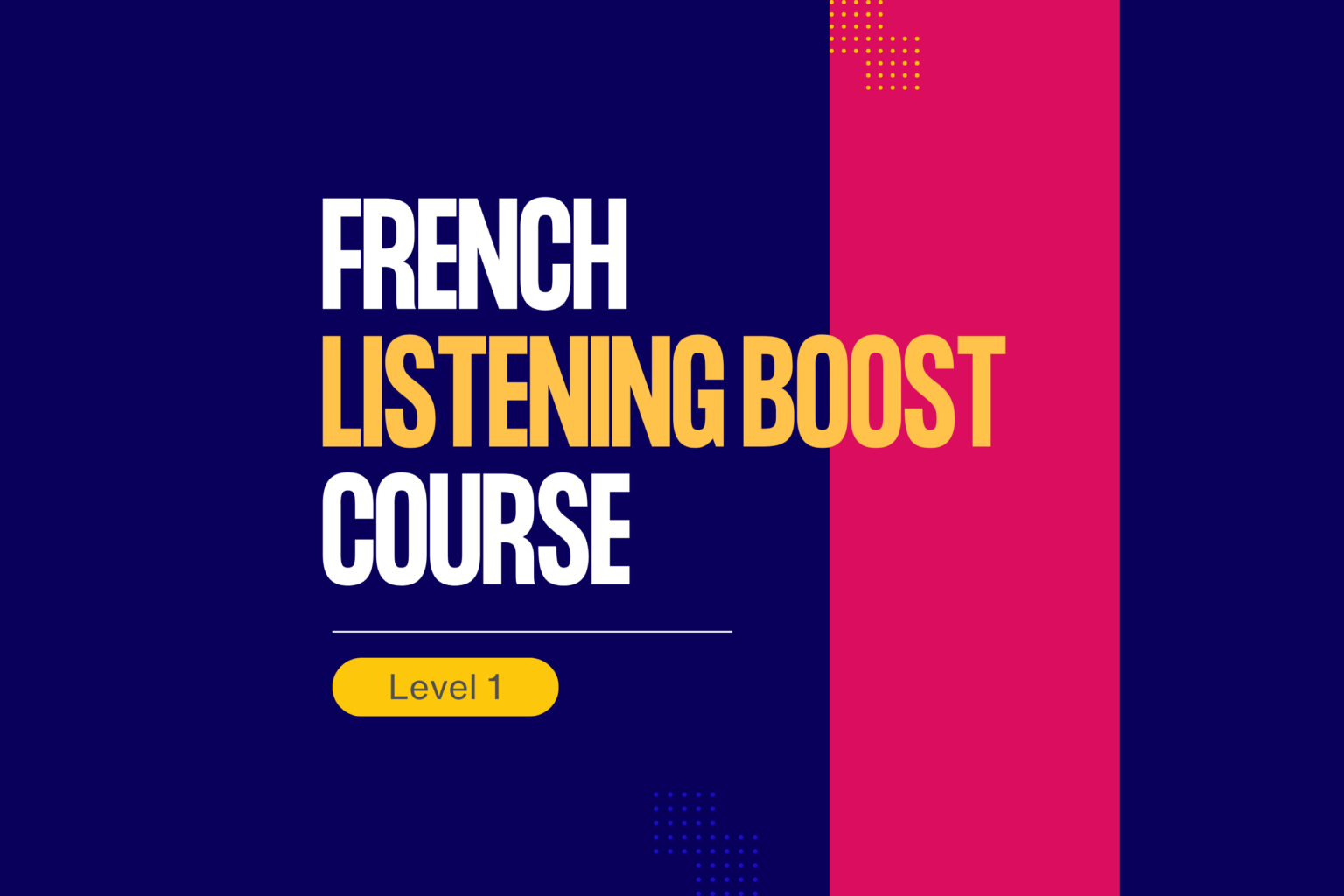 French Listening Boost Course Beginner Level (Bonus Course) Talk in